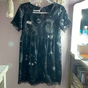 Cosmic drifters baby doll dress UK 8 NEVER WORN w tags